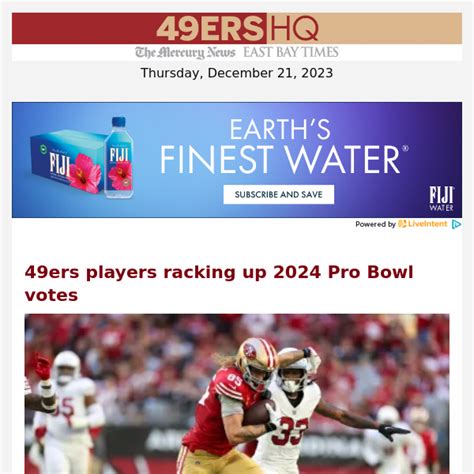 49ers players racking up 2024 Pro Bowl votes